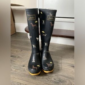 Joules Rain Boots - Dogs! Size 7